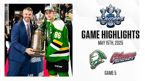 OHL Highlights: Oshawa Generals @ London Knights May 15, 2025