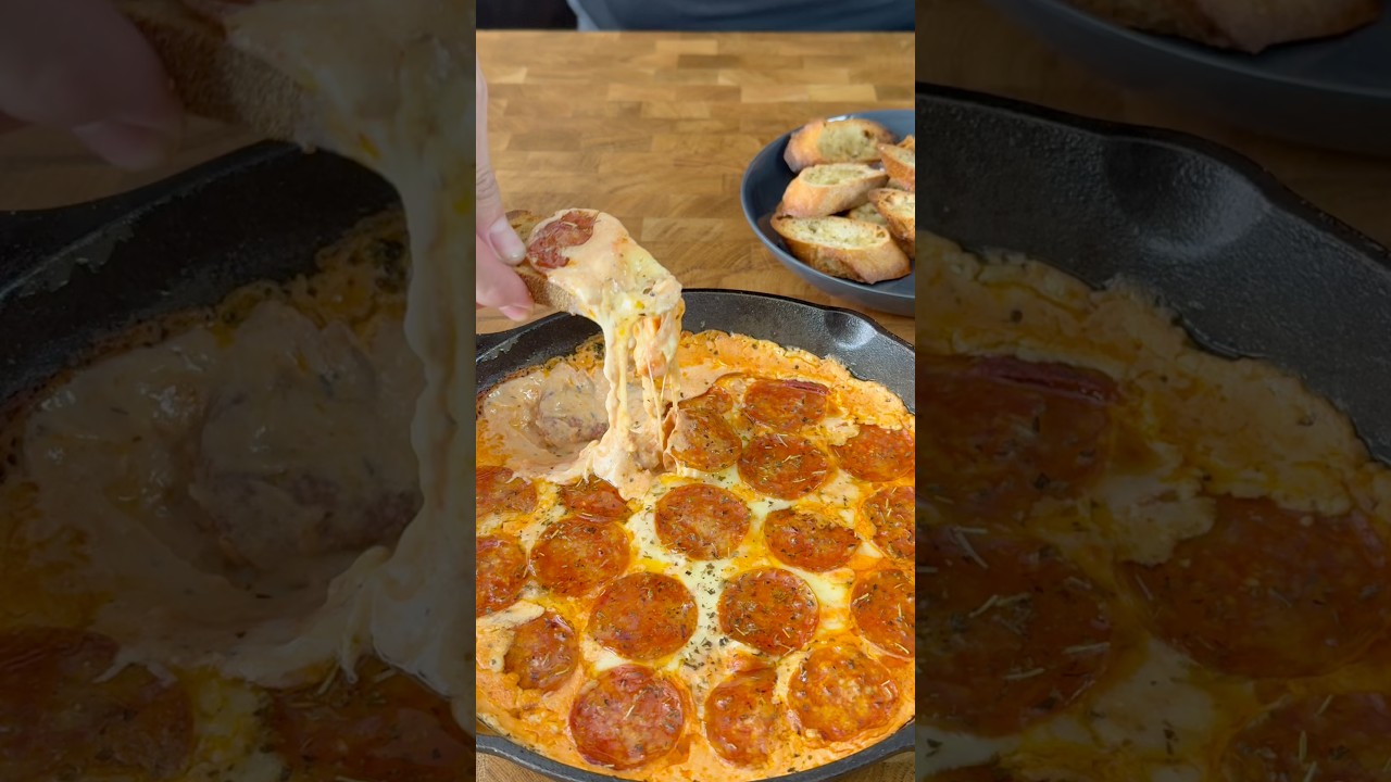 You have to make this smoked pizza dip! #shorts