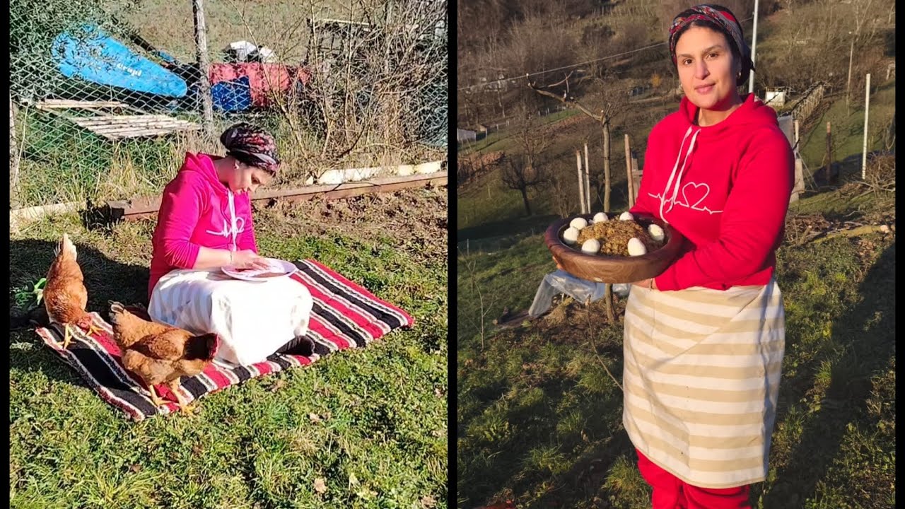 أسرار الرفيسة بالبلبول المغربية على الحطب: يوم كامل في قلب الطبيعة إيطاليا🇮🇹 الهادئة 🌿🔥