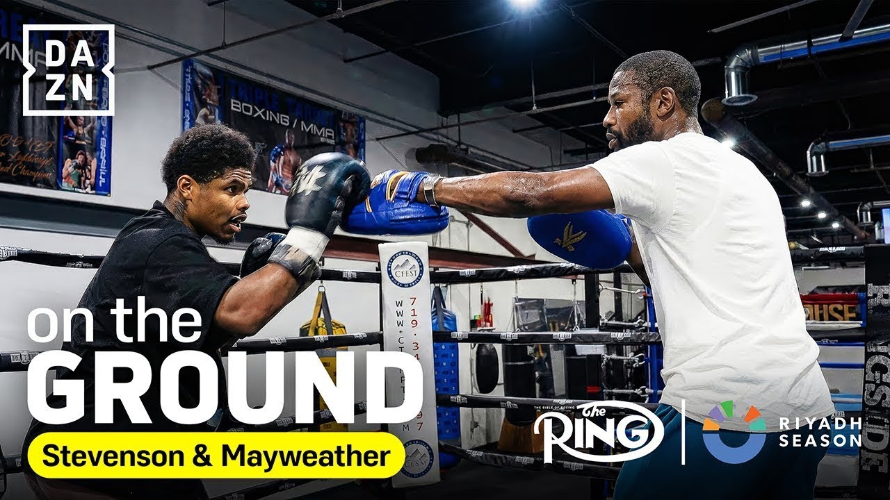 INSIDE CAMP: Shakur Stevenson Training With Floyd Mayweather For Teofimo Lopez
