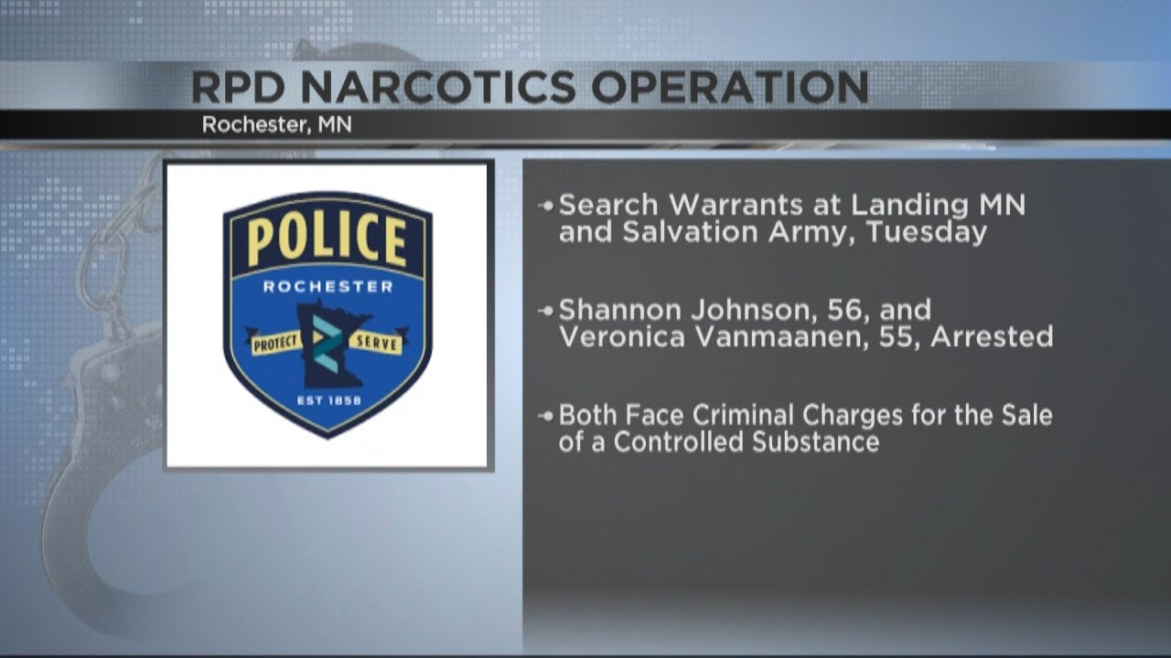 Rochester police arrest two suspected drug dealers in a narcotics operation
