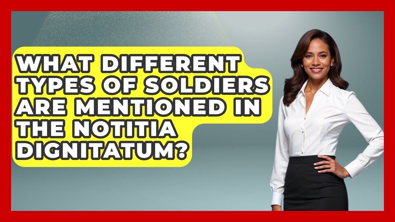 What Different Types Of Soldiers Are Mentioned In The Notitia Dignitatum? - All About Rome