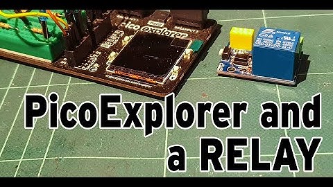 Connecting a Pi Pico Explorer to a ESP Relay board