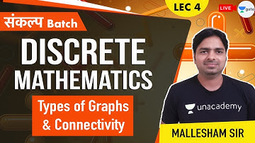 Graph Theory: Types of Graphs and Connectivity | Lec 4 | Discrete Mathematics | GATE 2021 CSE