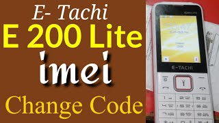 E tachi e 200 lite Mobile imei change Code #imei screenshot 3