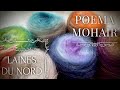 ВЯЖЕМ «Поэму» 😍: пряжа POEMA MOHAIR от LAINES DU NORD / мохер на шелке с длинным градиентом