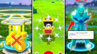 POKEMON GO MIGHT REMOVE FREE COINS FROM GYMS! Chest Form Gimmighoul Tease / Elite TM Bonus!!