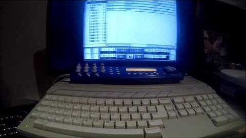 Atari ST sequencing Akai Z8 + Korg MS20 + Waldorf micro Q