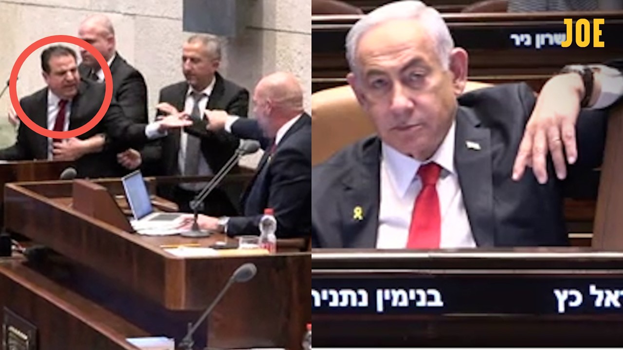Israeli politician dragged out of Knesset for defying Netanyahu