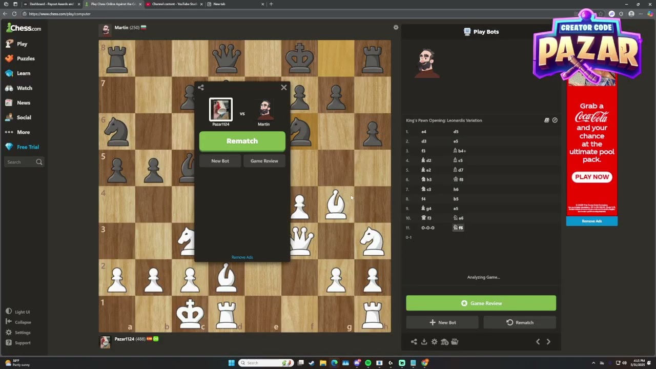 How to Play Stockfish on Chess.com Quick Guide