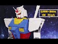 Incroyable une chinoise de 19 ans construit un modle gundam de 10 m de haut avec lego moc