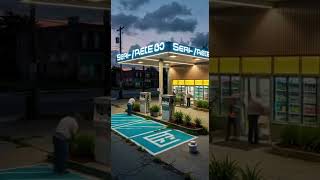 Old Gas Station Rebuilt Into Modern Fuel Stop