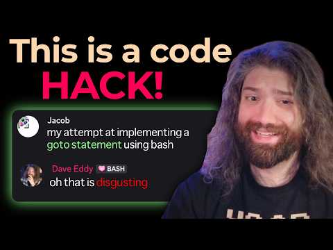 A viewer tried to implement `GOTO` in Bash... it's a hack