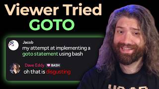 A viewer tried to implement `GOTO` in Bash... it's a hack