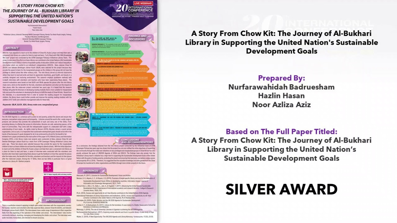 EPOSTER COMPETITION 20th INTERNATIONAL CONFERENCE FOR UNIVERSITY