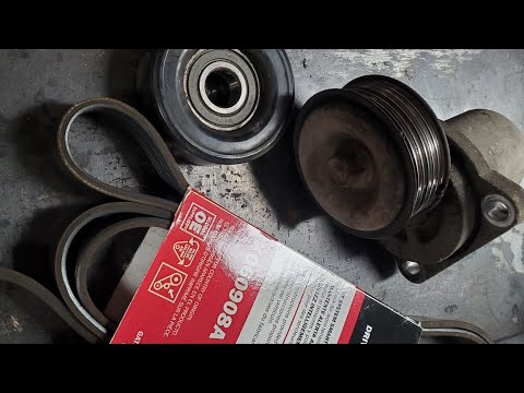 2.5 Mazda 6 Belt Tensioner and Idler Pulley Replacement