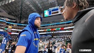 CAM WARD RECEIVES WHAT FROM STEPH CURRY AND KYRIE