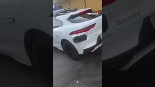 Celebrity WAYMO WHOOPS: Driverless Waymo vehicle entered the exit of a fast food drive-thru #shorts #usa #news Profile