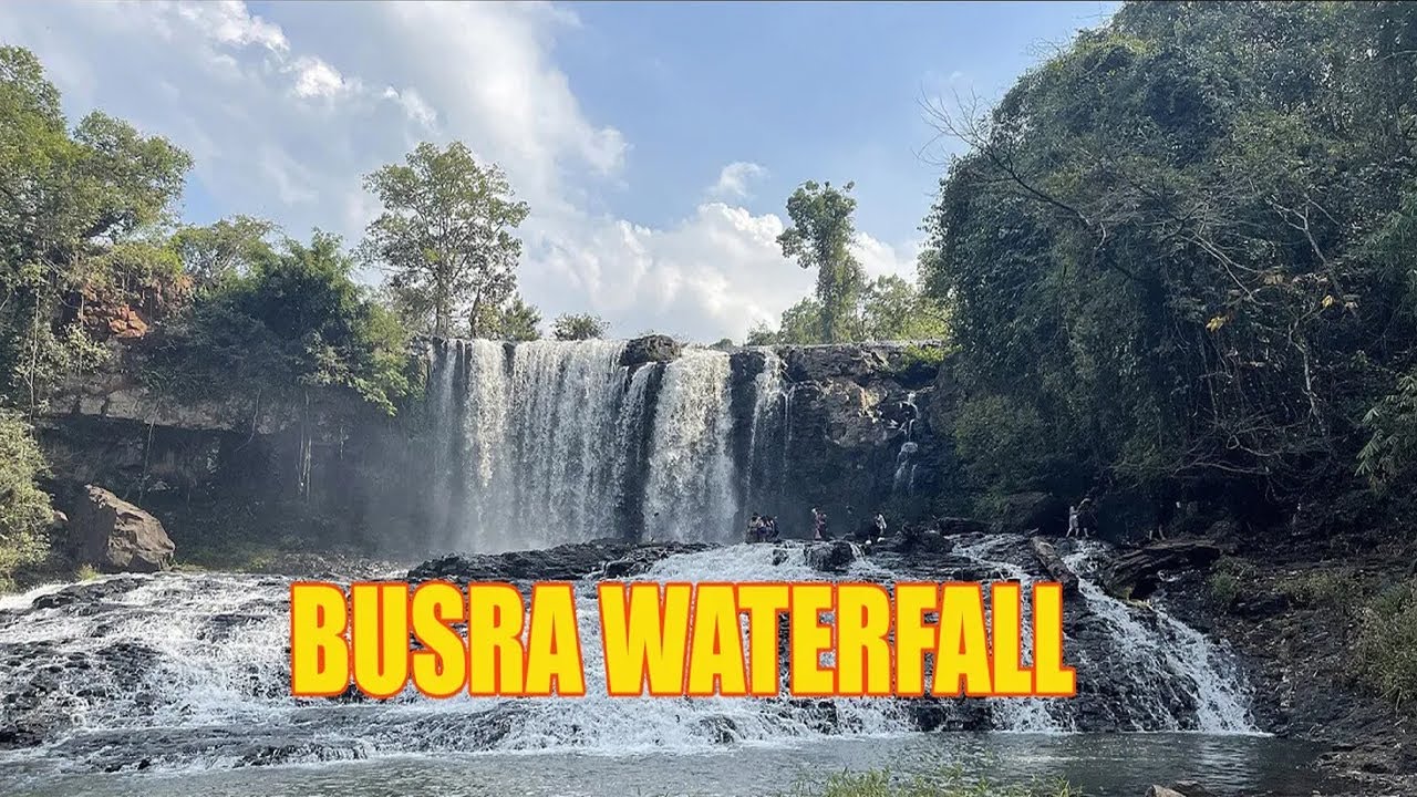 Busra waterfall is Biggest waterfall in Mondulkiri Province - YouTube