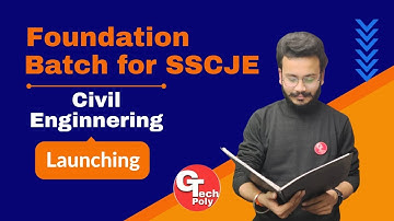 SSCJE Foundation Batch Launch | Civil Engineering | by Gtech Poly