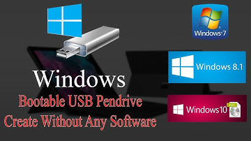Windows Bootable USB Pendrive Create without any software in Tamil