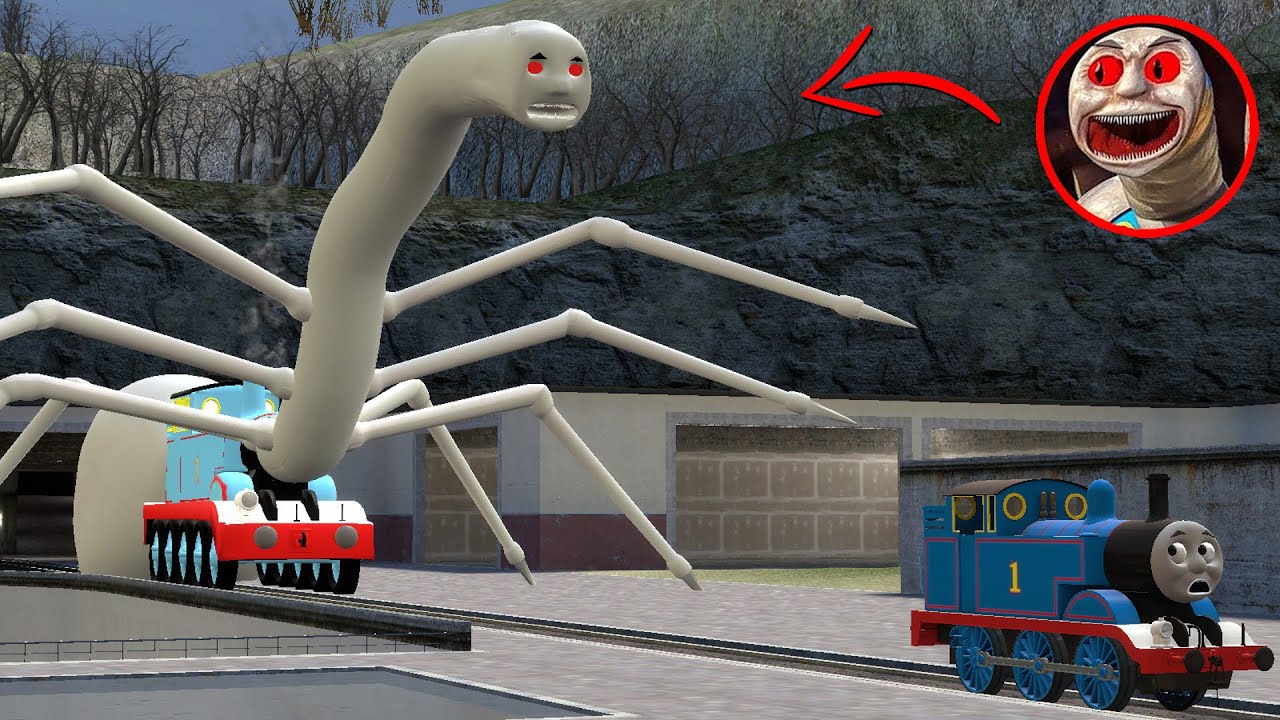 Building a Thomas Train Chased By New Giant Cursed Thomas and Friends Family In Garry's Mod!?!!?!!?!