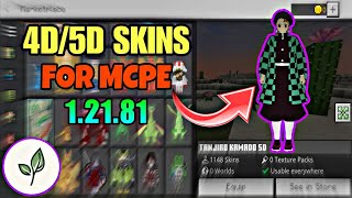 Download Lagu 4D/5D Skin Pack Support for MCPE 1.21.81 | Working on Servers | LeviLauncher MP3