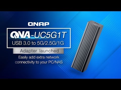 QNA-UC5G1T USB 3.0 to 5G/2.5G/1G Adapter - Easily add extra network connectivity to your PC/NAS