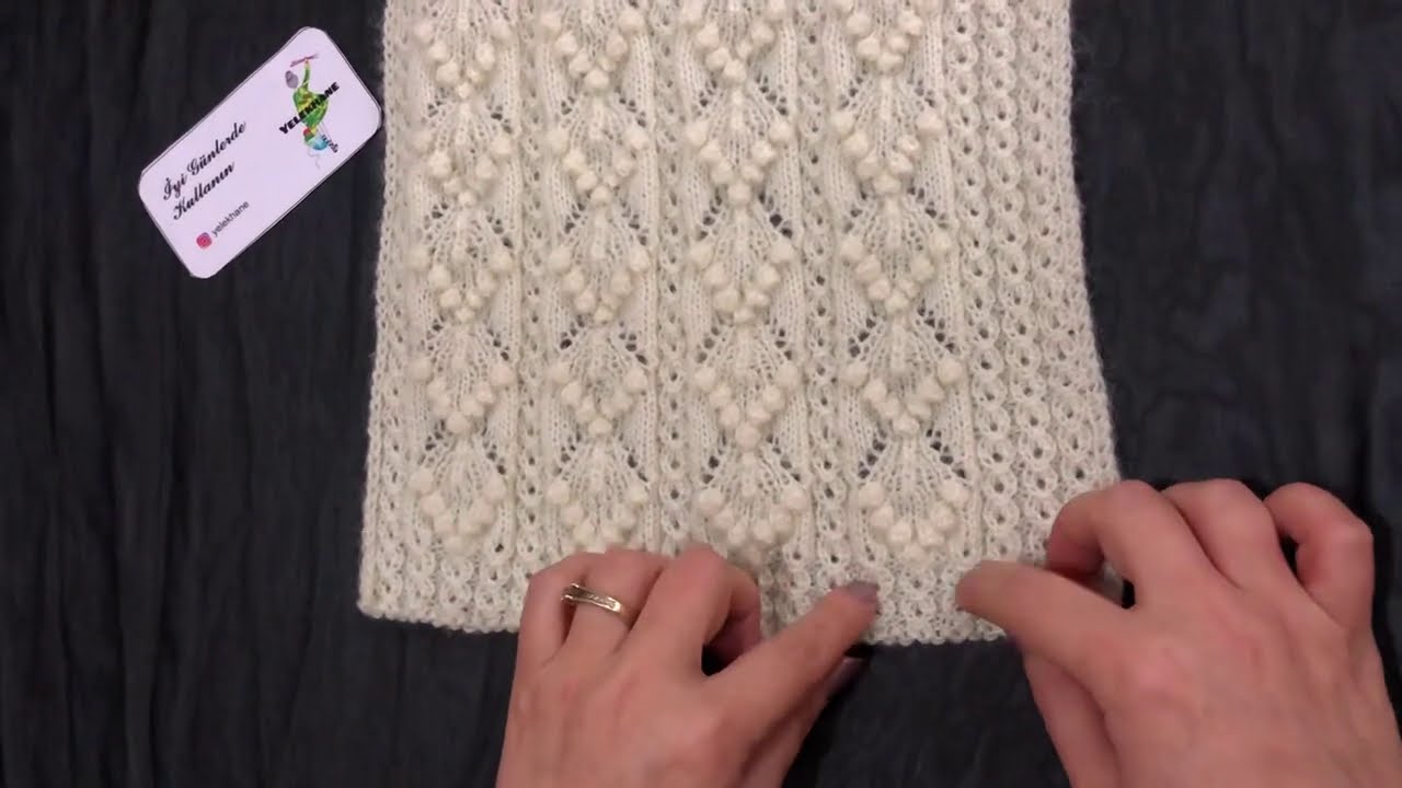 Çeyizlik Gelin Yeleği Yapılışı - Üzüm Salkımlı Yapraklı Çeyizlik Yelek Modeli  #yelekhane