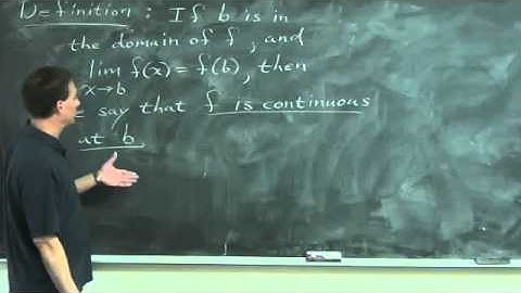 Limits and Continuity - Differential Calculus