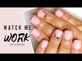 CHEAP - DIP POWDER NAILS - STEP BY STEP - AFFORDABLE NAILS AT HOME - SUPER SHORT