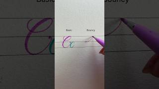“C” Basic & Bouncy Calligraphy