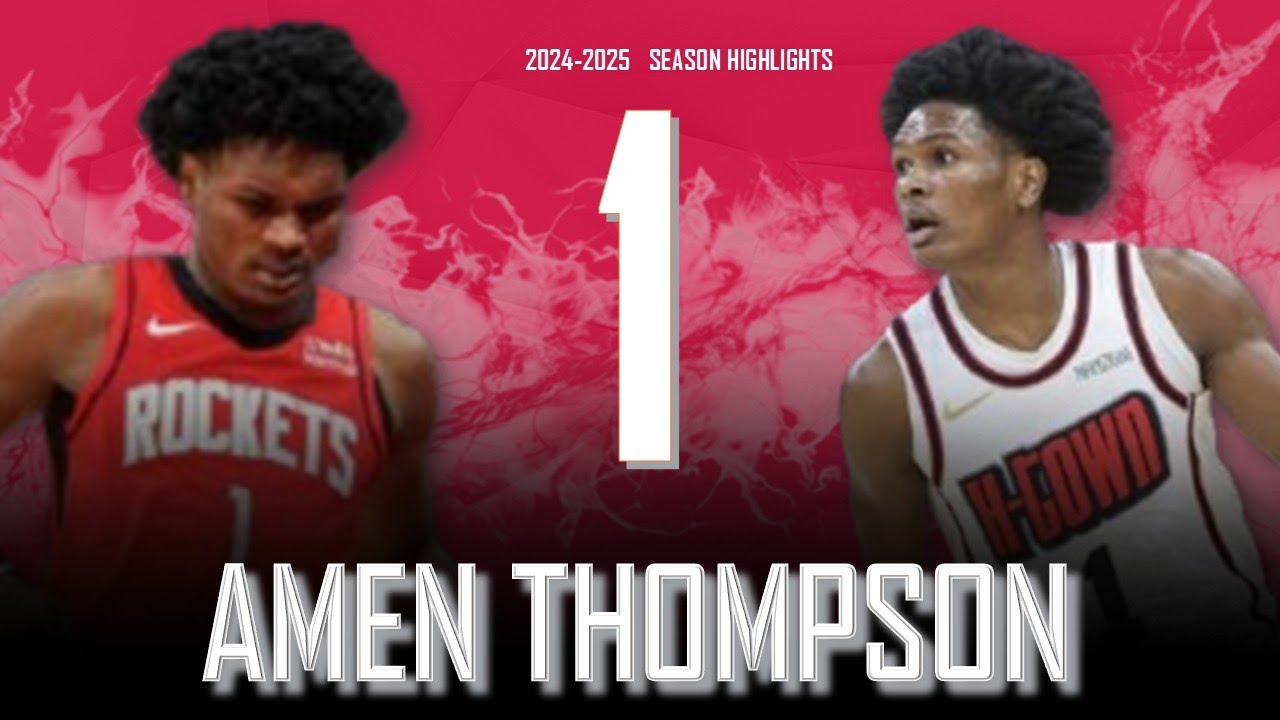Amen Thompson || 2024-2025 Houston Rockets Highlights