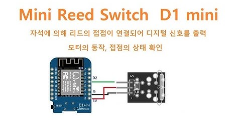 디지털 리드 스위치 Mini Reed Switch Arduino D1-mini [두원공과대학교 AI융합과 김동일교수] 3.0.18