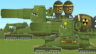 Front Breakthrough Mega Tanks All Series - Cartoons about tanks