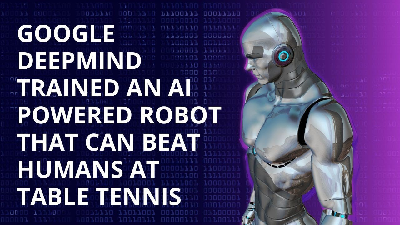 GOOGLE DEEPMIND TRAINED AN AI POWERED ROBOT THAT CAN BEAT HUMANS AT TABLE TENNIS #shorts #viralshort