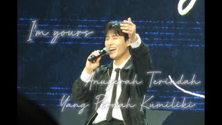 231028 Young K (영케이) Day6 - I'm yours, Anugerah Terindah Yang Pernah Kumiliki | Letters with Notes