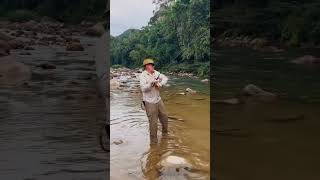 Pacu on sight casting super close to the bank