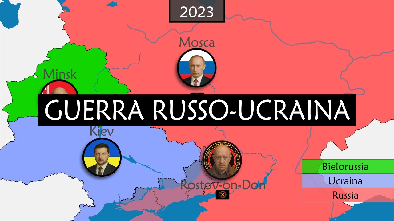 La guerra russo-ucraina spiegata su una mappa