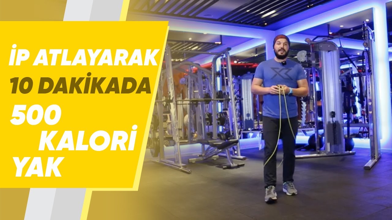 İp Atlayarak 10 Dakikada 500 Kalori Yak - YouTube