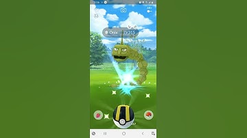 Pokémon GO - Catching a Shiny Onix