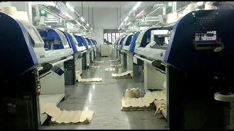 Collar knitting machine customer factory computerized flat knitting machine /collar knitting machine