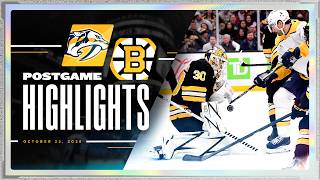 BRUINS HIGHLIGHTS: Bruins vs Predators - 10/22/2026