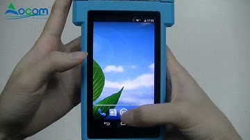 Printer Embedded Android POS Terminal POS-T7  Working Video
