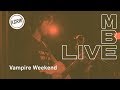 Vampire Weekend perofrming "Harmony Hall" live on KCRW