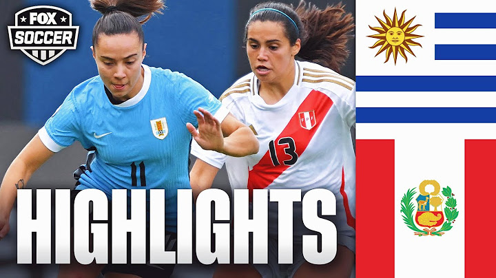 Uruguay vs. Peru 2025 Copa América Femenina Highlights | FOX Soccer