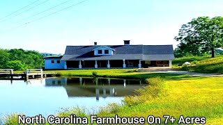 North Carolina Farms On 7+Acres | NC Real Estate |Mini Farms|Old House Brick With Bead Board Porches