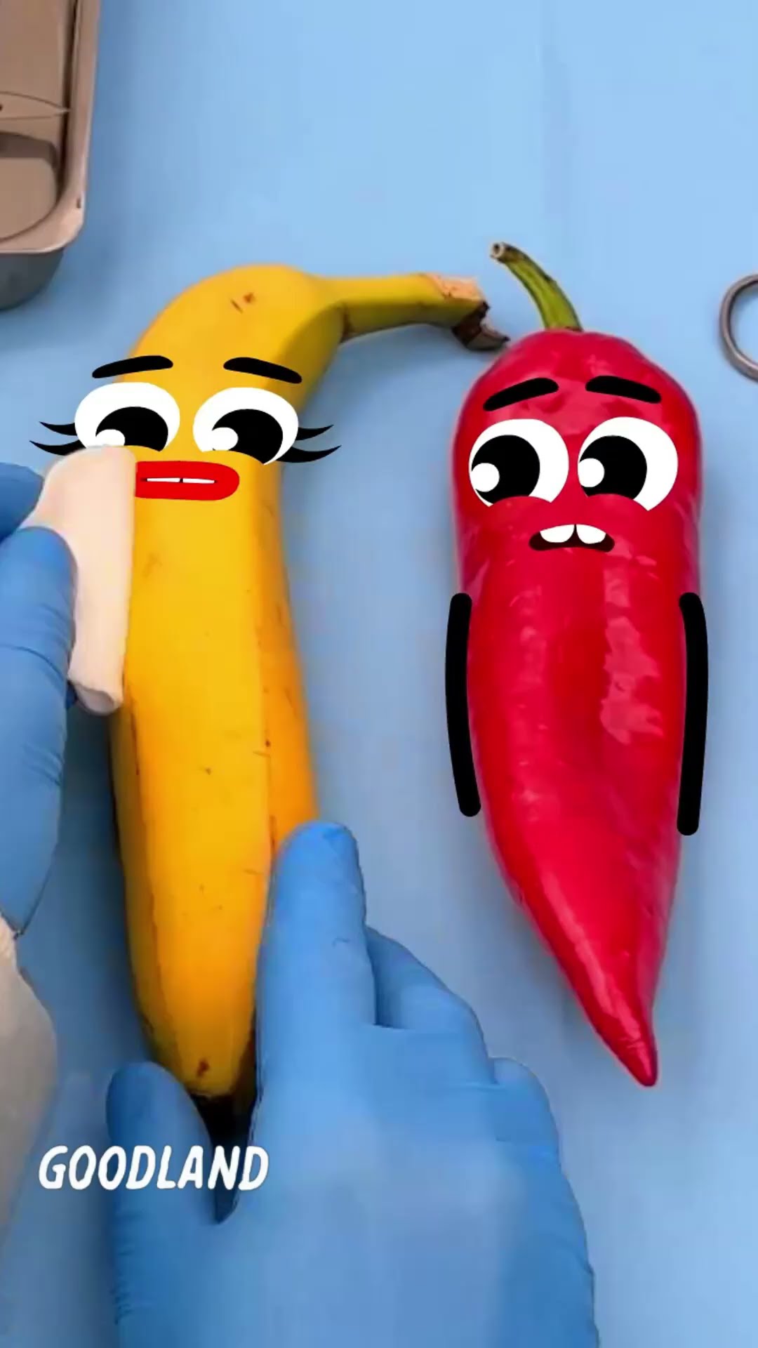 Goodland | Banana surgery, pepper birth ? #doodles #animation #cartoon #GOODLAND
