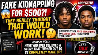 Two Brothers Faked Their Own Kidnapping for $500?! 😳 | Kyndra's Corner