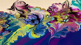 #178 A Dreamy Modified Bloom On Velvety Ombre Split Base.